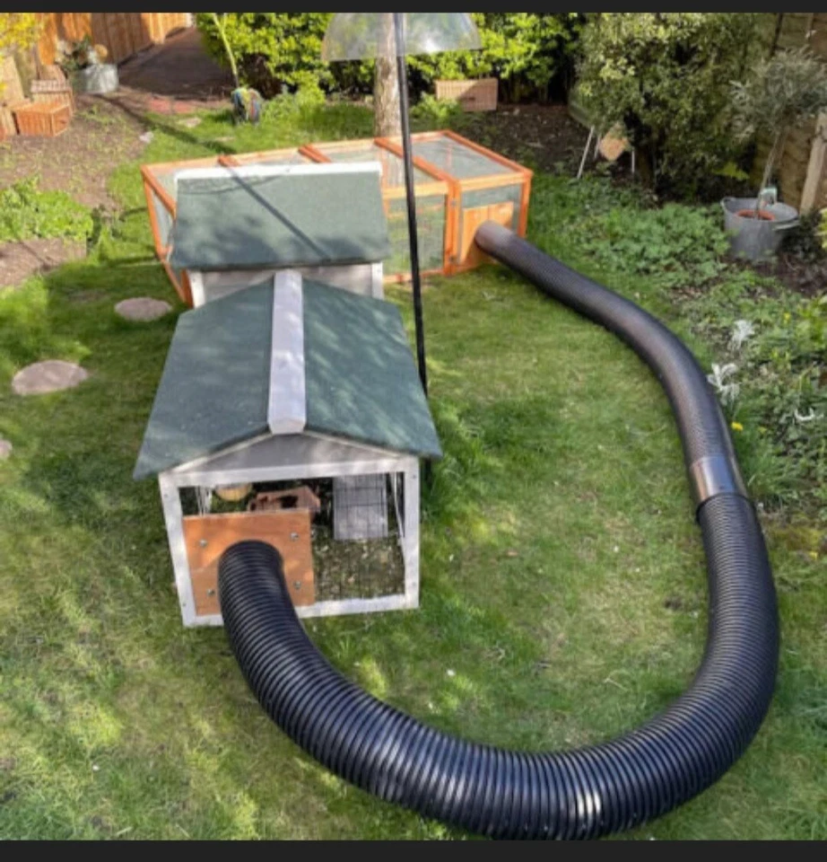 RWAF Approved Rabbit Tunnel, Flexible 6 inch & 8 inch Runaround Play Tunnel - Image 2 of 4