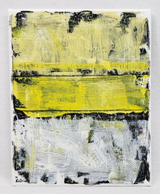 No.928 Original Abstract Modern Minimal Urban Textured Painting By K.A.Davis