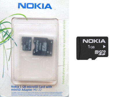 MICRO SD KARTE 1 Gigabyte NOKIA MU-22