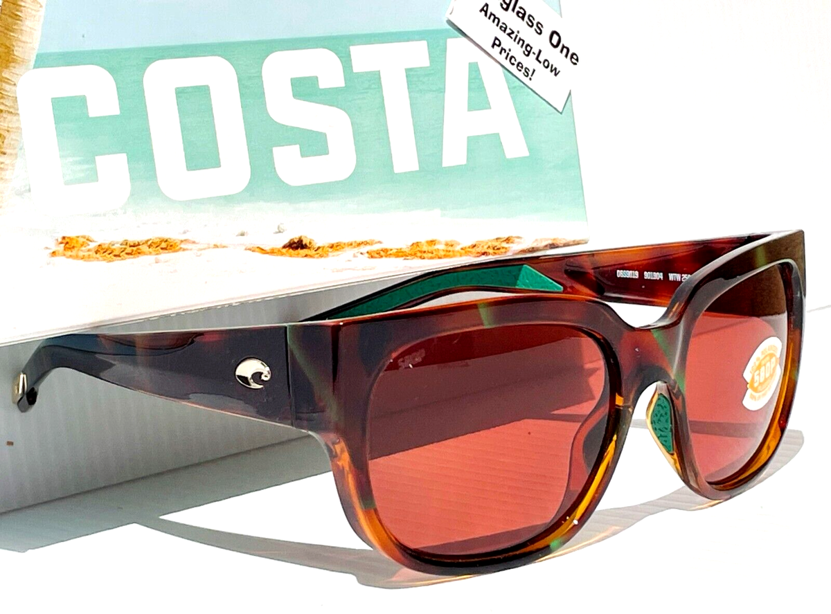 Costa Del Mar WATERWOMAN Palm Tortoise POLARIZED Copper 580P 