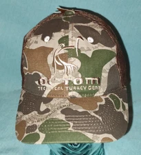 NEW Ol Tom Techincal Turkey Gear (Hunting) Camo Trucker Hat Cap NEW