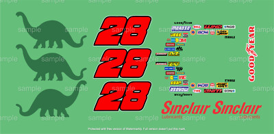 UNIVERSAL WATERS SLIDE Decals FOR HOT WHEELS '83 Chevy Silverado ''SINCLAIR'' 058