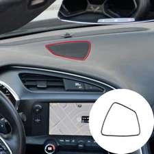 Carbon Fiber Dashboard Speaker Cover Trim For  Corvette C7 14-19