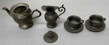 Vintage Miniature Teapot, Cups w/ Saucer and Water Pitcher set