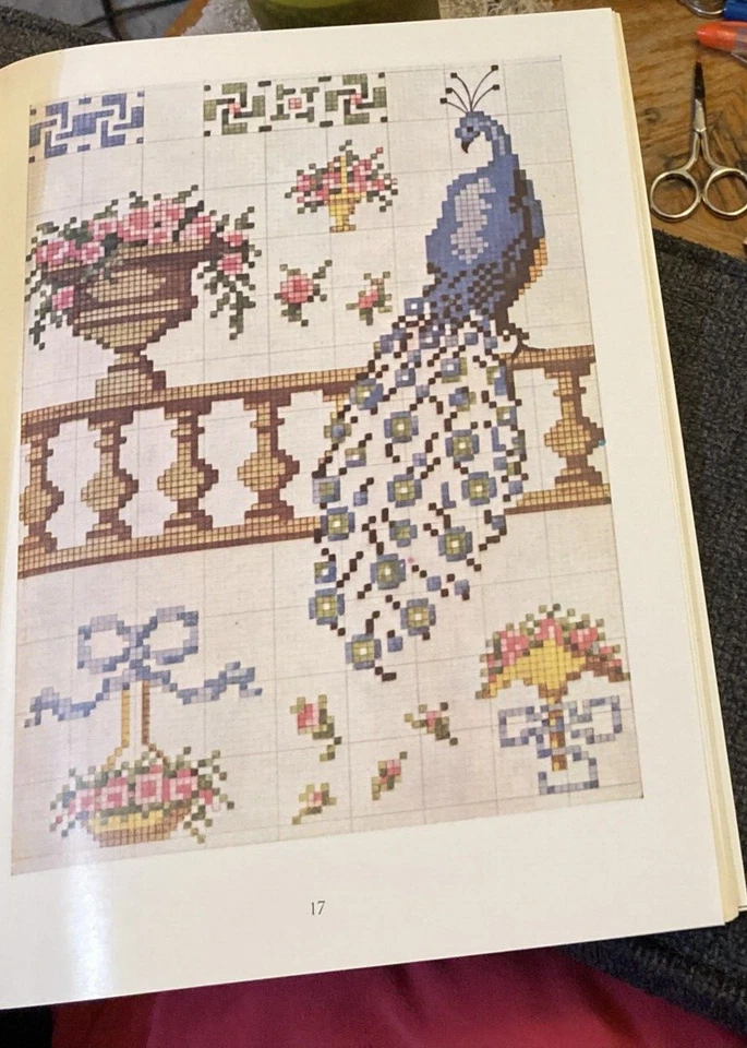 Vtg Rare Dover Needlework Series Anne Orr's Charted Designs Cross Stitch 1978 Bk - Image 3 of 4
