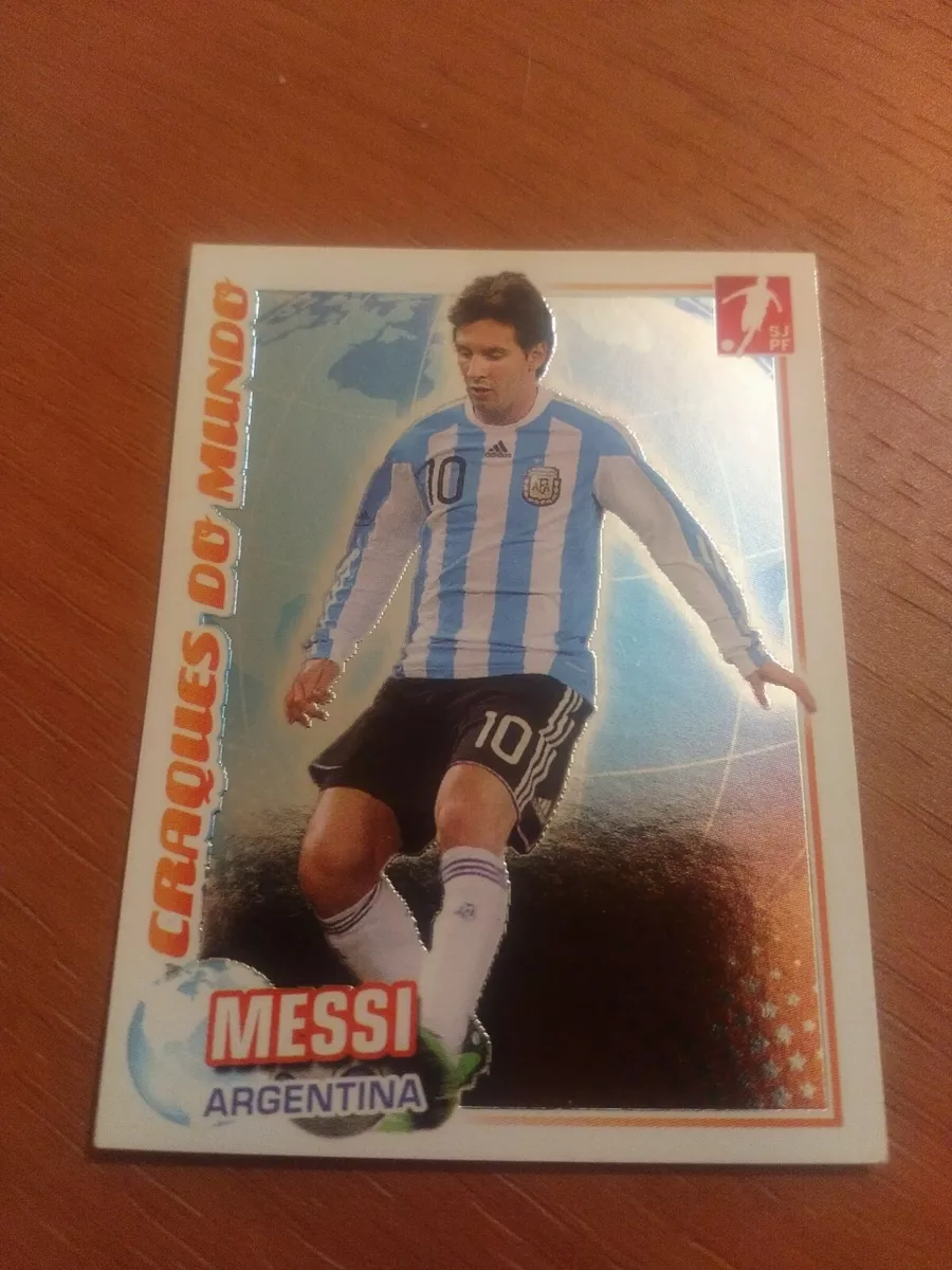 Lionel Messi #352 Panini Futebol 2010/11 Craques do Mundo - Argentina