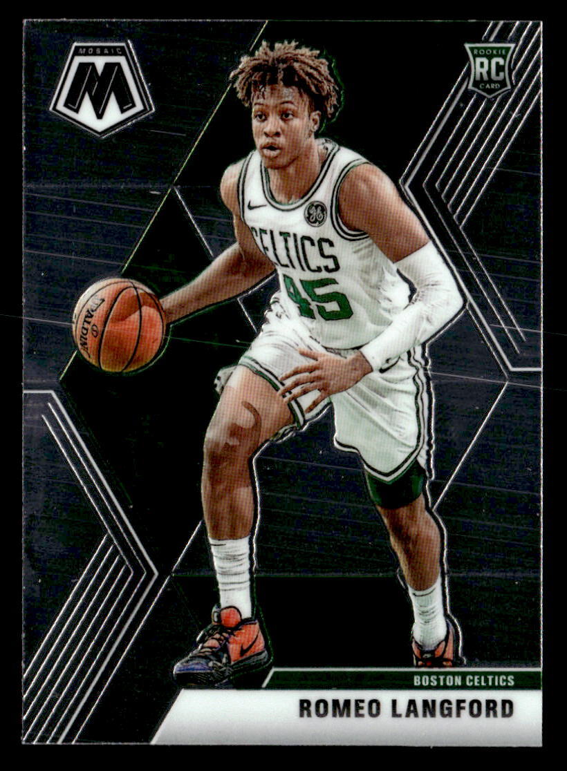 Romeo Langford 2019 Panini Mosaic Rookie Card #233 Boston Celtics