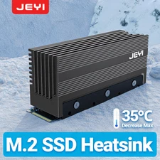 JEYI M.2 2280 SSD HeatSink Cooler, Heavy Duty Aluminum Convective Radiator