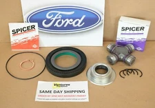 2005-2014 Ford Super Duty F250 F350 Front 4x4 Axle Seal U Joint Kit Dana Spicer