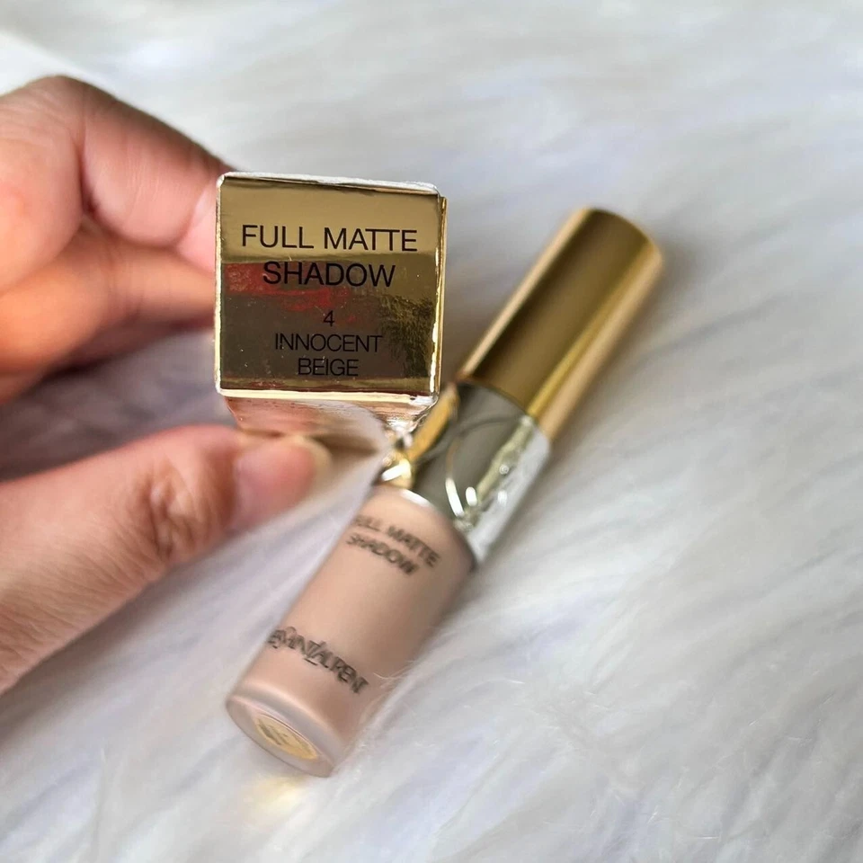 Novo Yves Saint Laurent Sombra Fosco Completo~04 Bege Inocente~Tamanho Completo~Raro - Imagem 4 de 4