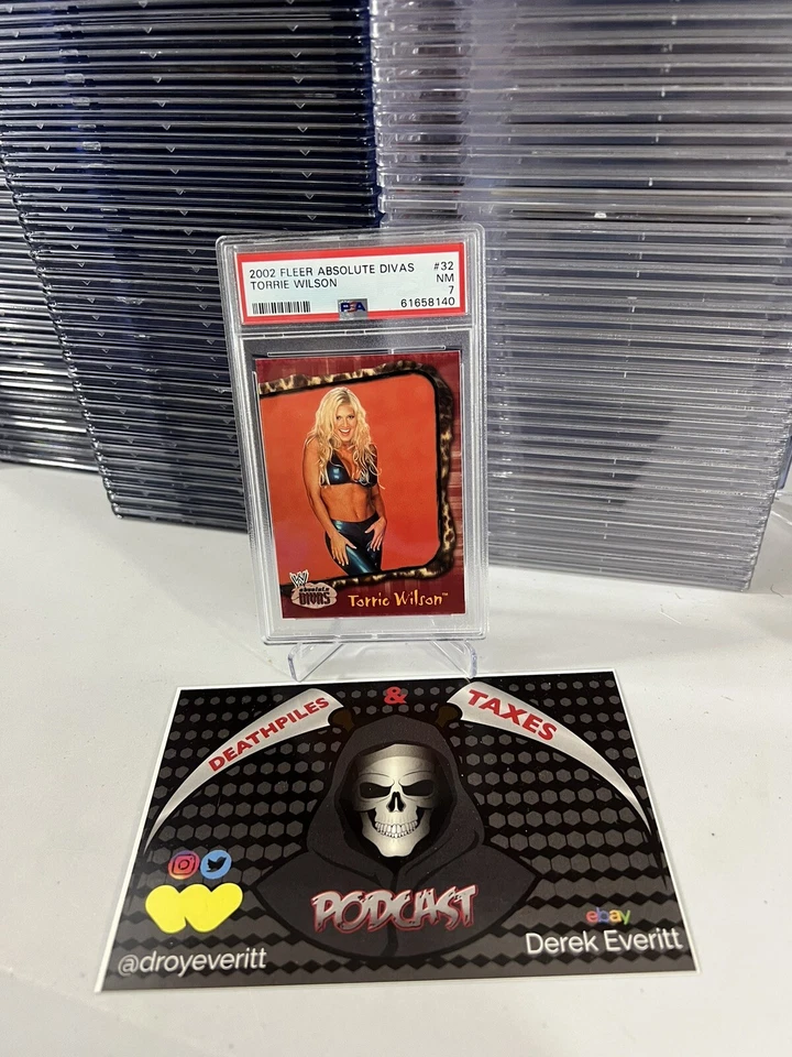 torrie wilson 2002 fleer Wwe absolute divas #32 psa 7 pop 3 - Image 4 of 4