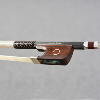 Master Level Rare PURE Carbon Fiber Viola Bow Rainbow Bouncy Series For Viola