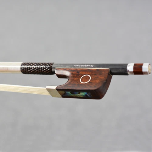 Master Level Rare PURE Carbon Fiber Viola Bow Rainbow Bouncy Series For Viola