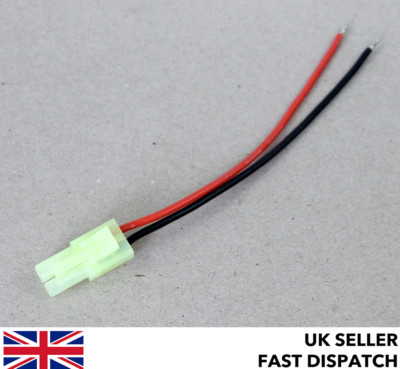 Mini Buchse Tamiya Stecker Pigtail/Kabel mit 120mm 20 AWG Silikondraht RC