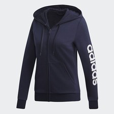 adidas Essentials Linear Hoodie - Hoody / Hooded Jacket - Black Friday Sale