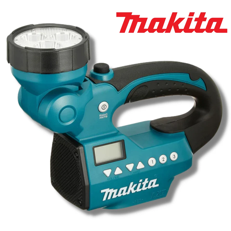 Makita Jobsite Radio LED Flashlight 2-in-1 18V LCD Display Tool Only DMR050 - image 2 of 4