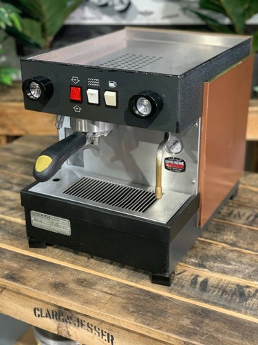 RANCILIO TYPE L6 1 GROUP BLACK & BROWN ESPRESSO COFFEE MACHINE DOMESTIC HOME BAR - Picture 8 of 12