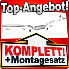 Auspuff für FORD FOCUS MK2 2.0 TDCi Schrägheck / C-MAX ohne DPF Auspuffanlage