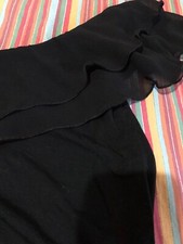 top intimissimi Sottogiacca Nero Monospalla Seta Viscosa