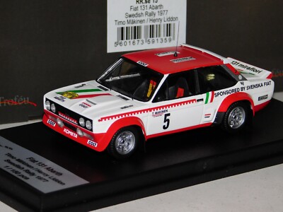 FIAT 131 ABARTH #5 MAKINEN SWEDISH RALLY 1977 TROFEU LIM. RR.SE15