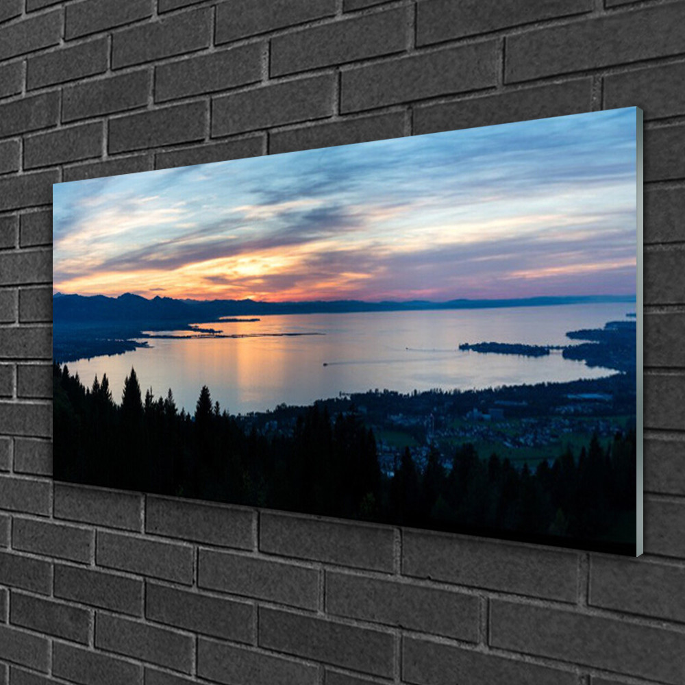 Impression 100x50 Plage De La Mer sur verre Securit de qualité supérieure