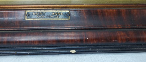 Child Mary Mother of Christ & St. Anne 19th c. print on Metal - Blessed Mother - Picture 10 of 22