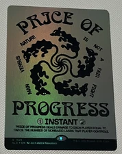 Price of Progress Rainbow Foil NM 1521 Secret Lair MTG Unplayed