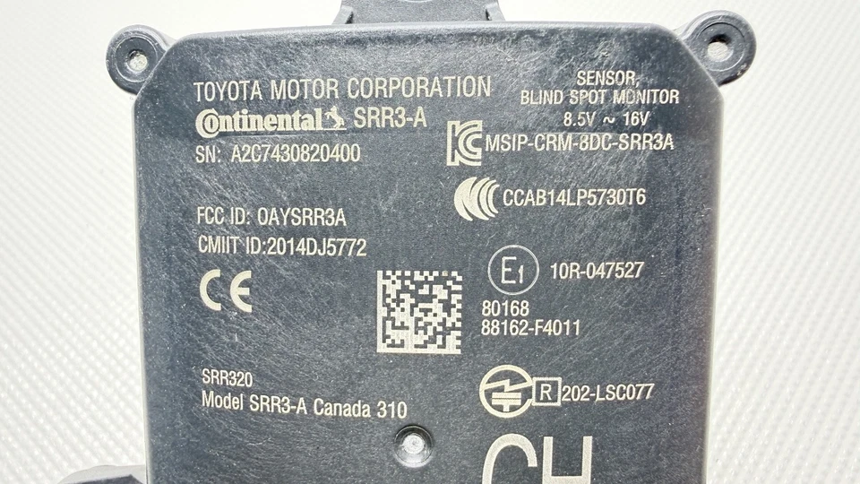 2018 - 2020 Toyota C-HR Blind Spot Radar Object Sensor Module 88162-F4011 OEM - Image 4 of 4