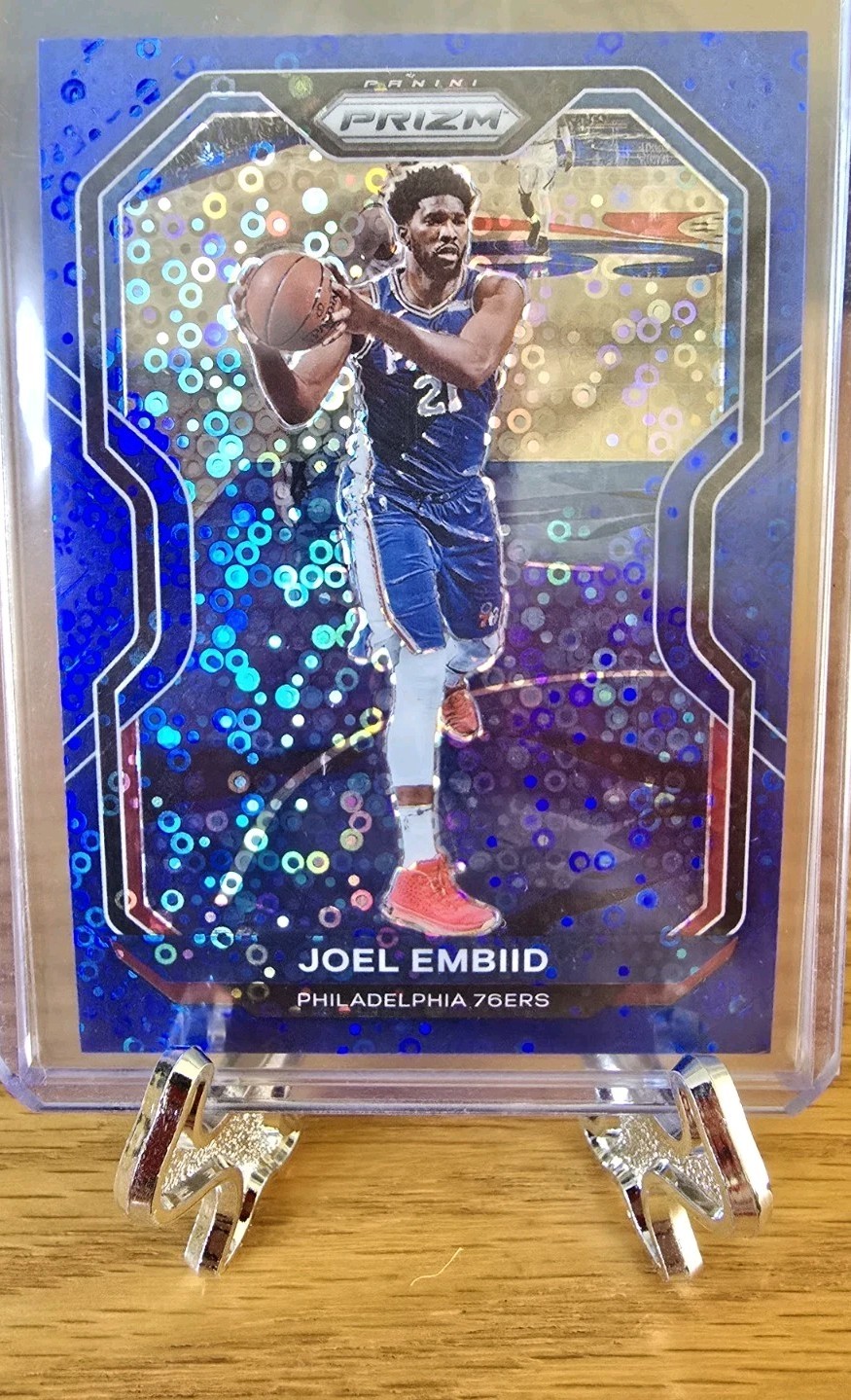 2020-21 Prizm Basketball - Joel Embiid Blue Disco 78/175