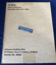 XEROX   Adhesive Drafting Film 50 sheets 8.1/2 x 11   3R2696
