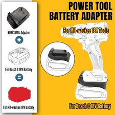 Akku-Adapter für Bosch C Series 18V Li-Ion to für Milwaukee 18V Power Tool Neu