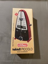 Wittner No. 836 black Taktell Piccolo Metronome - NEW - Made In Germany