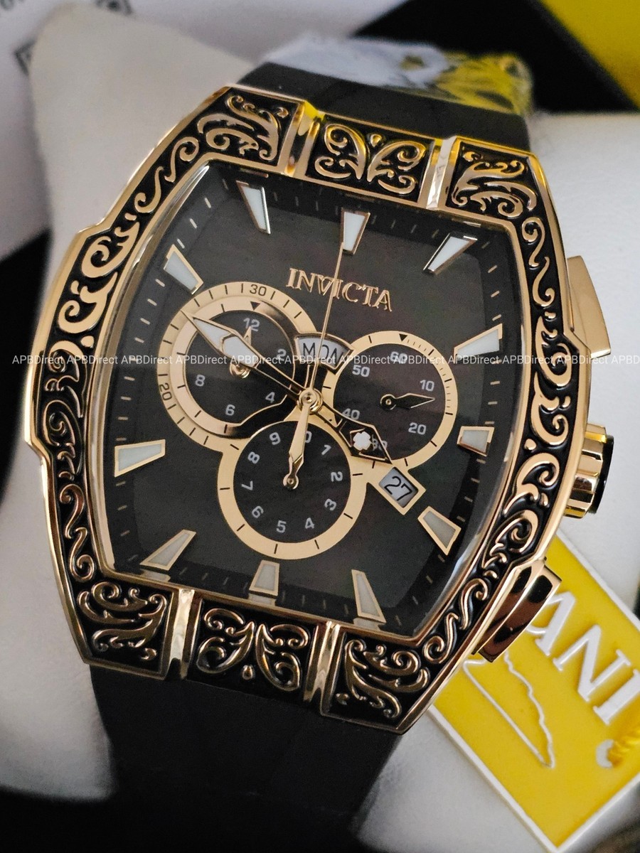 Invicta - S1 Rally - EXCALIBUR Swiss 5050.E Chronograph - GOLD Blk