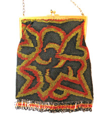 Antique Vintage Micro Beaded Purse - SELLER PAYS US TARIFFS