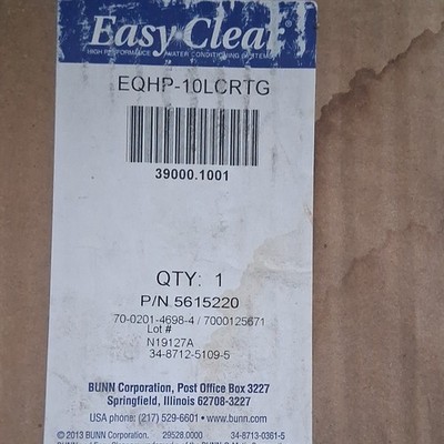 BUNN EQHP-10LCRTG Commercial Water Filter Cartridge MPN 39000.1001