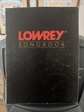 EZ PLAY LOWREY Organ SONGBOOK  The Black Book Color Coded  Non Good Cond