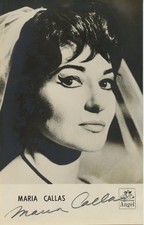 Callas, Maria. (1923–1977): Signed "Tosca" Photograph