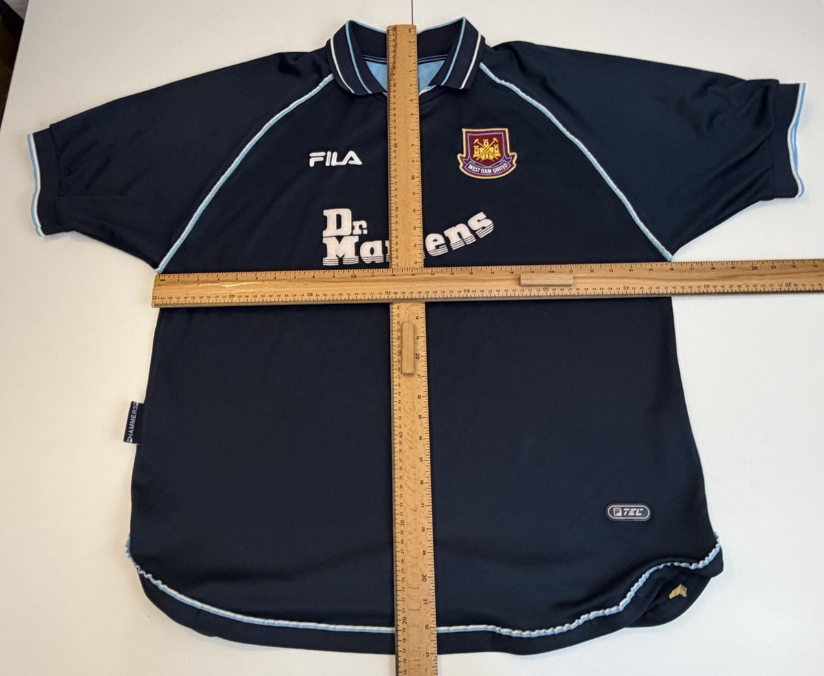 FILA West Ham United シャツ　90s ウエストハム West Ham 3rd Football Shirt 1999 2000 2001 Original Mens XXL Fila