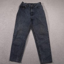 Vintage Lee Riders Jeans Womens 12 Dark Acid Wash High Rise Tapered Mom 90s
