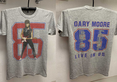 VTG Gary Moore live in 1985 vintage tour rock band T-shirt S to 5XL SE645