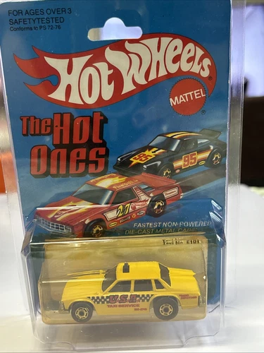 VTG. 1981 Hot Wheels The Hot Ones Taxi #5181 ~ NEW IN PLASTIC CASE ~ SOLD AS IS