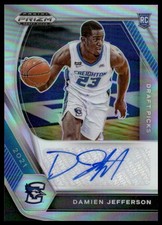 2021 Panini Prizm DP #DP-DJE Damien Jefferson Draft Picks Autographs Silver