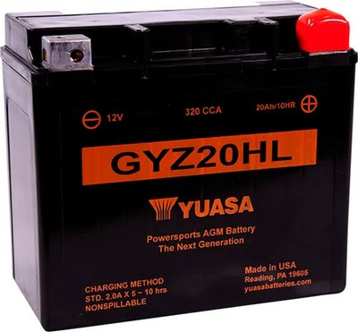 Yuasa Factory Activated Battery GYZ20HL Yamaha RS Vector Mountain 05-18