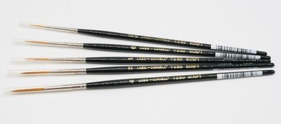 Vintage Japan Loew-Cornell Artist Paint Brushes 7050 Script ~ New, You Pick Size