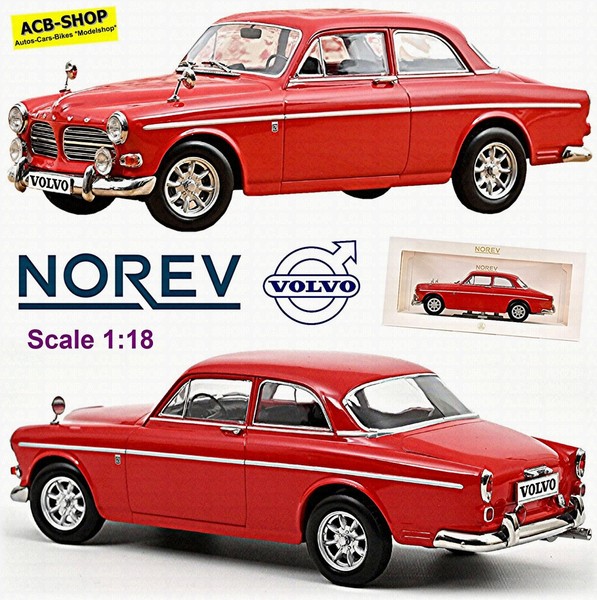 Volvo Amazon 123 Gt ZweitüRer 1967-68 Typ: B18 B Rot Red 1:18 Norev 188741-image
