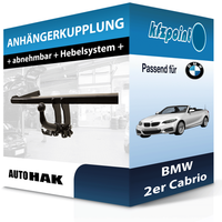 Auto HAK AnhäNgekupplung Abnehmbar Passend für BMW 2Er Cabrio 03.2014-06.2021 FP