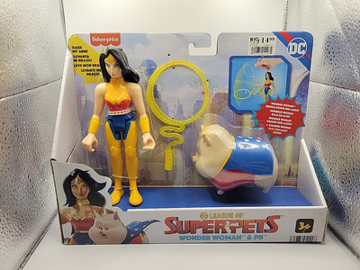 DC League of Super-Pets Wonder Woman & PB Fisher-Price Mattel 