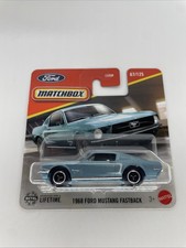 Matchbox 1968 Ford Mustang Fastback Silberblau NEU