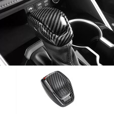 Carbon Fiber Car Gear Shift Knob Cover Trim For Toyota 2020-2026 Highlander Carbon Fiber Car Gear Shift Knob Cover Trim For Toyota 2020-2026 Highlander