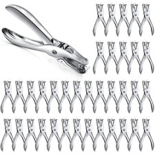 36 Pieces 1 Hole Punch 5 Sheet Capacity Single Handheld Hole Puncher Circle S...